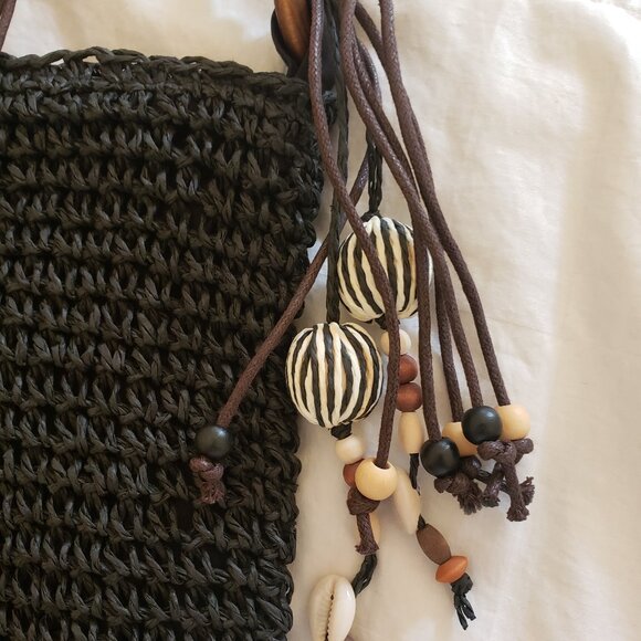 Boho Style Crossbody Shell Tassel Bag Anchor’s Away By Cruisewear & Co. NWOT - Picture 2 of 8
